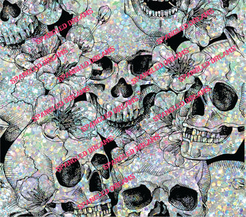 Skull & Skeleton Tumbler Wrap Vinyl Prints – Spangled Dreams